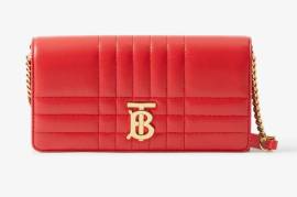 BURBERRY Quilted Leather Lola Wallet