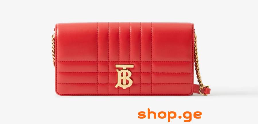 BURBERRY Quilted Leather Lola Wallet
