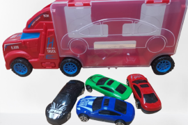 ჰოთვილსის გადამზიდი მეტალის მანქანებით Hotwheels
