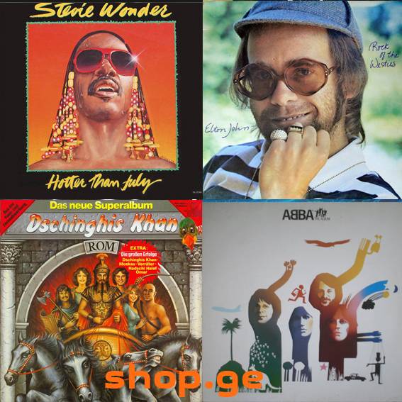 S.Wonder-Elton John-ABBA-Dschinghis Khan (LP)
