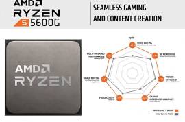  AMD Ryzen 5 5600G 6-Core 12-Thread Unlocked 