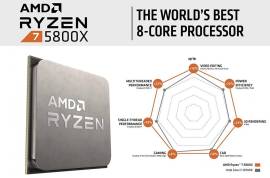 AMD Ryzen 7 5800X 8-core, 16-Thread Unlocked 