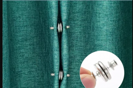 8 წყვილი 25mm ფარდის მაგნიტური შესაკრავი კლიპი