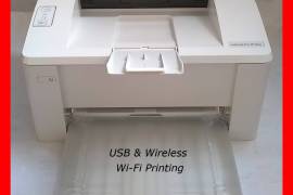 Wi-Fi პრინტერი HP Laser Jet Pro M102w დაყენებით