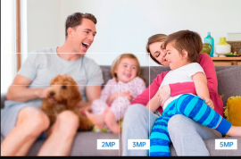 Fuers 5MP WiFi კამერა Tuya Smart Home შიდა უსადენო
