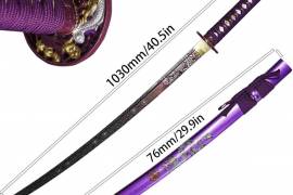 Purple Dragon Katana