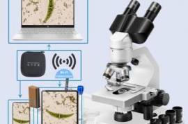 Binocular Microscope Double-Layer Stage 40x-2000x 