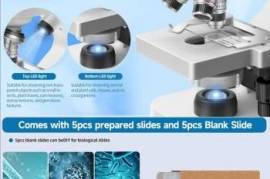Binocular Microscope Double-Layer Stage 40x-2000x 