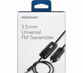 INSIGNIA 3.5MM UNIVERSAL FM TRANSMITTER