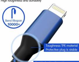 Tape C To Lightning Cable 3M Black And Blue A0003
