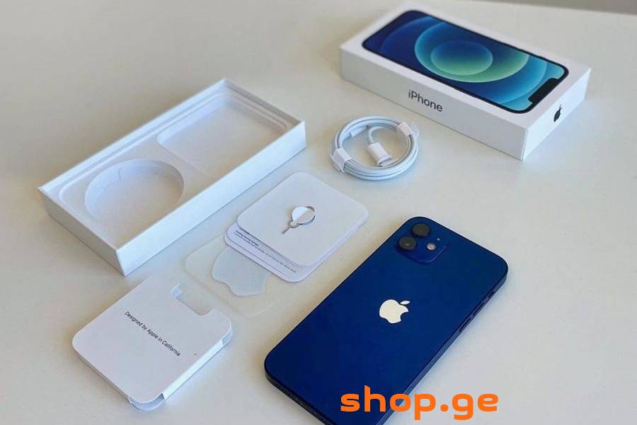 ამოღებულია iPhone 12 ყუთიდან 100% ორიგინალი