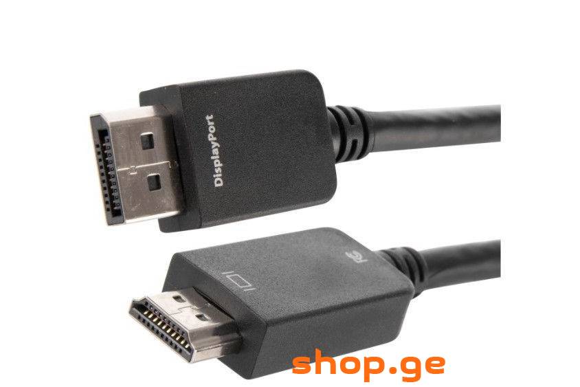 Insignia - DisplayPort to HDMI Cable - Black