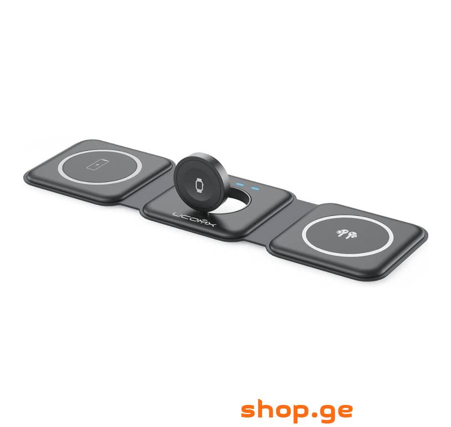3 in 1 Wireless Charger for Phone Watch Earphone T