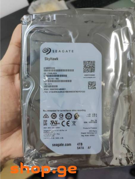 ახალი Seagate SkyHawk 4TB Hard Drive
