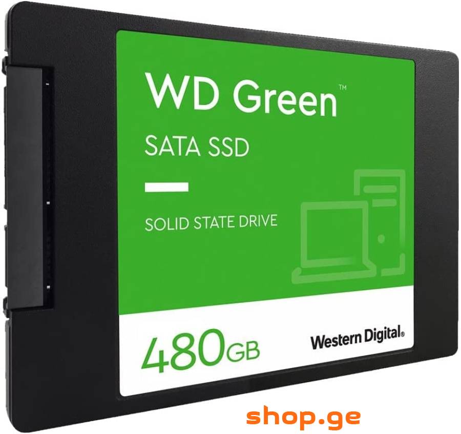 ახალი SSD Western Digital WD Green 480 GB