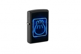 Zippo, 218-113472 - 218 Black Matte - Khinkali - Georgian