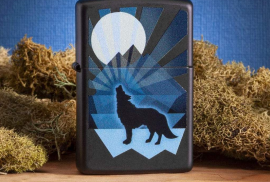 Zippo, 29864 - 218 Wolf and Moon Design
