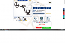 ოქროს მოსაძებნი მეტალო დეტექტორი metal detector