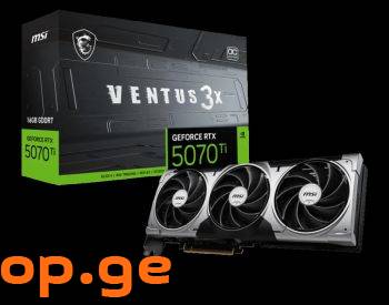 ვიდეო ბარათი MSI GeForce RTX 5070 Ti 16G VENTUS 3X