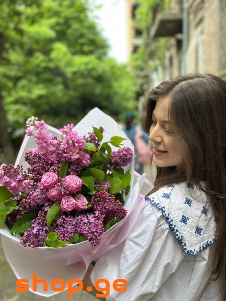 თაიგულის დამზადება. თაიგული მიტანით. ყვავილები