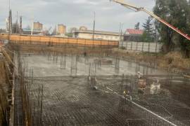 ბეტონოს დასხმა გაპრიალება