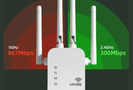 1200 მბიტ/წმ Wi-Fi სიგნალის გამაძლიერებელი, რეპეტე
