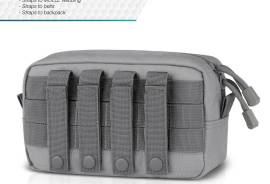 ფაუჩი 9" X 5 " pouche - MOLLE STYLE 