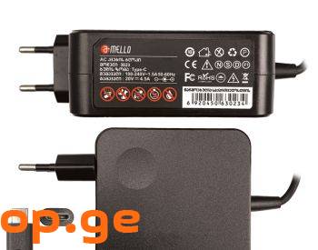 lenovo - დამტენი Type C charger 90w