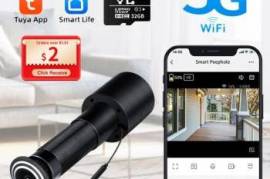 WIFI კარის თვალის კამერა Tuya Smart ისგან