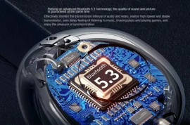 ახალი Bluetooth უსადენო ყურსასმენები 5.3 HD ხმაური