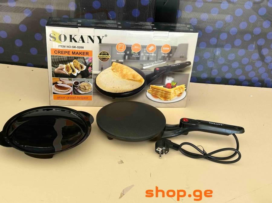 ბლინის ელექტრო ტაფა Sokany SK-5208