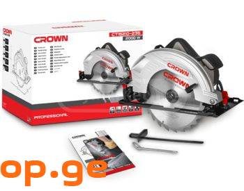CROWN CT15210-ცირკული ხერხი 235mm 2000W