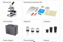 GenTant 40X-2000X Microscope with Dual LED Illumin
