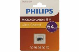 5 ცალი Philips 64GB U3 MicroSD მეხსიერების ბარათი 