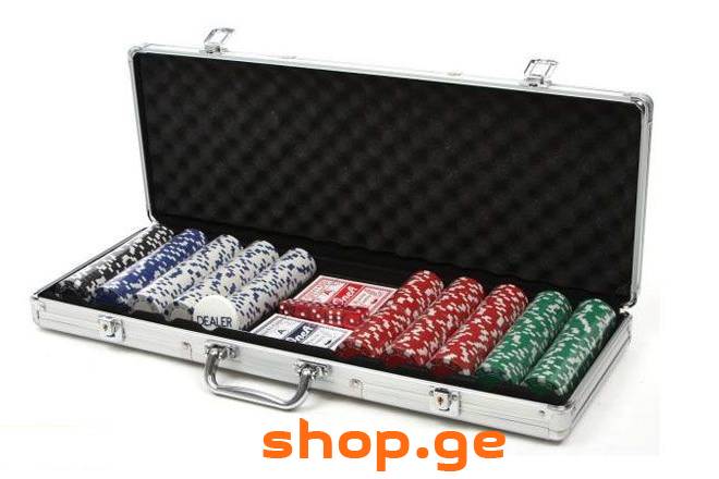 პოკერის ფიშკები 500 ჩიპები