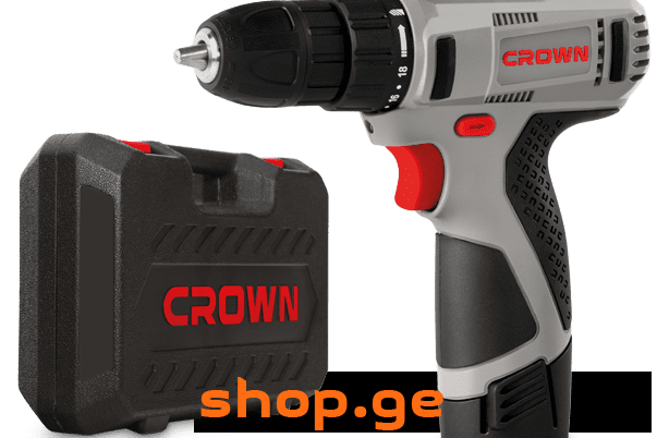 CROWN CT21053LH-ელექტრო სახრახნისი 12V