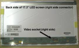 17.3 inches screen display ლეპტოპის ეკრანი
