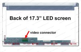 17.3 inches screen display ლეპტოპის ეკრანი