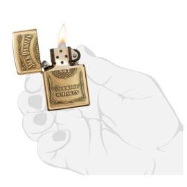 Zippo, 254BJD.428 - 254B Jack Daniels Brass