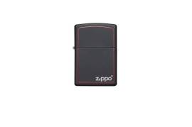 Zippo, 218ZB - 218ZB Reg Black W/Zippo-Border - CI
