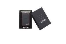 Zippo, 218ZB - 218ZB Reg Black W/Zippo-Border - CI