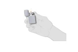 Zippo, 1605 - 1605 Slim Satin Chrome