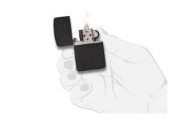 Zippo, 28582 - 1941 Replica Black Crackle 