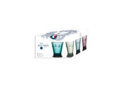 La Rochere, SET DE 4 GOB ABEILLE 4 COULEURS წვენის ჭიქა