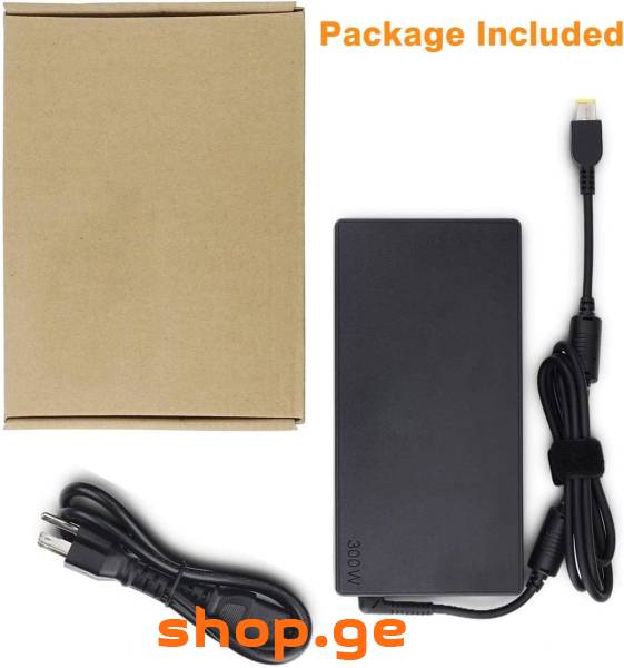 Lenovo 300W 20V 15A დამტენი laptop charger Power