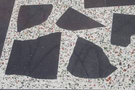 მოზაიკური იატაკის დაგება მოხვეწა 