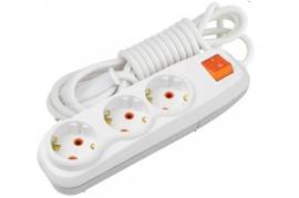 3 WAY SOCKET WITH 3Mt CABLE+EARTHING+SWITCH 