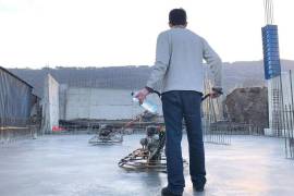 სველი ბეტონის  დასხმა, გაპრიალება, მოჭიმვა