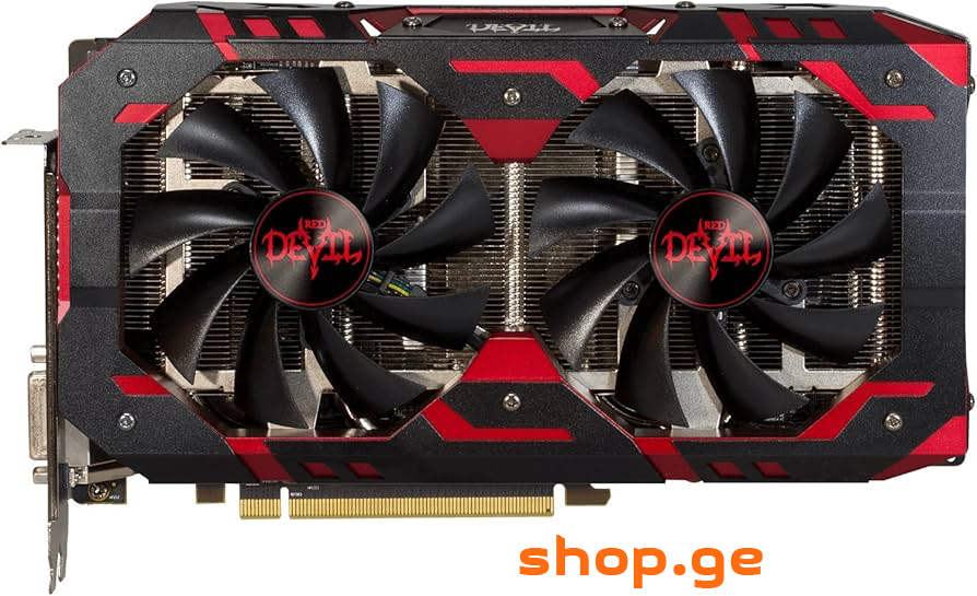 იყიდება ვიდეო კარტა Radeon Rx 580 Red devil 8 gb