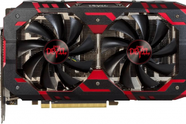 იყიდება ვიდეო კარტა Radeon Rx 580 Red devil 8 gb